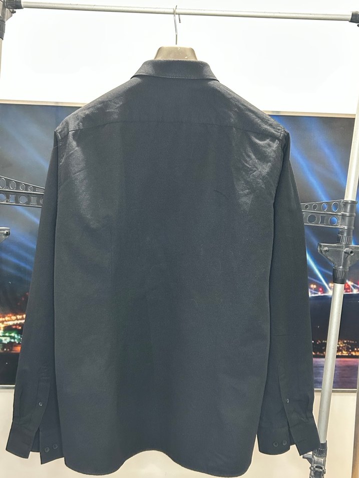 Koton Siyah Erkek Uzun Kollu Gömlek - Görsel 4