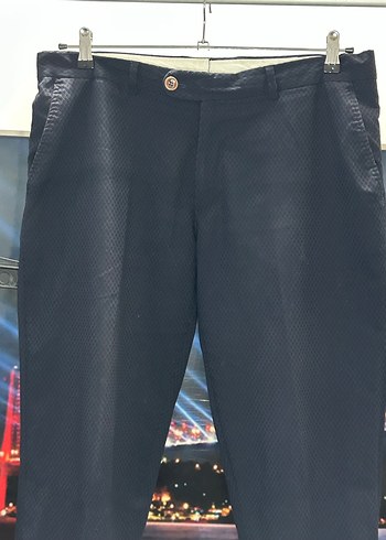 DS Damat Lacivert Double Paça Erkek Pantolon - Görsel 2