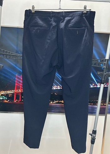 DS Damat Lacivert Double Paça Erkek Pantolon - Görsel 4