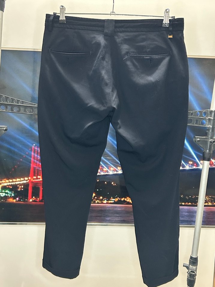 DS Damat Lacivert Double Paça Erkek Pantolon - Görsel 3