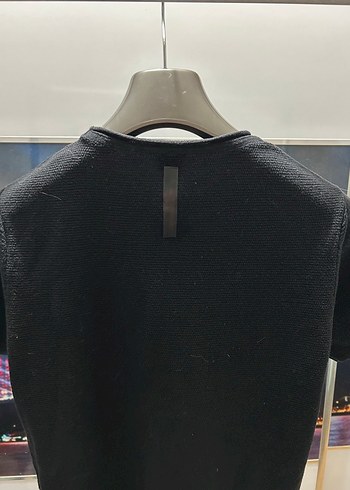 Network Que Fermuarlı Siyah Kısa Kollu Erkek Triko Tişört - Görsel 3