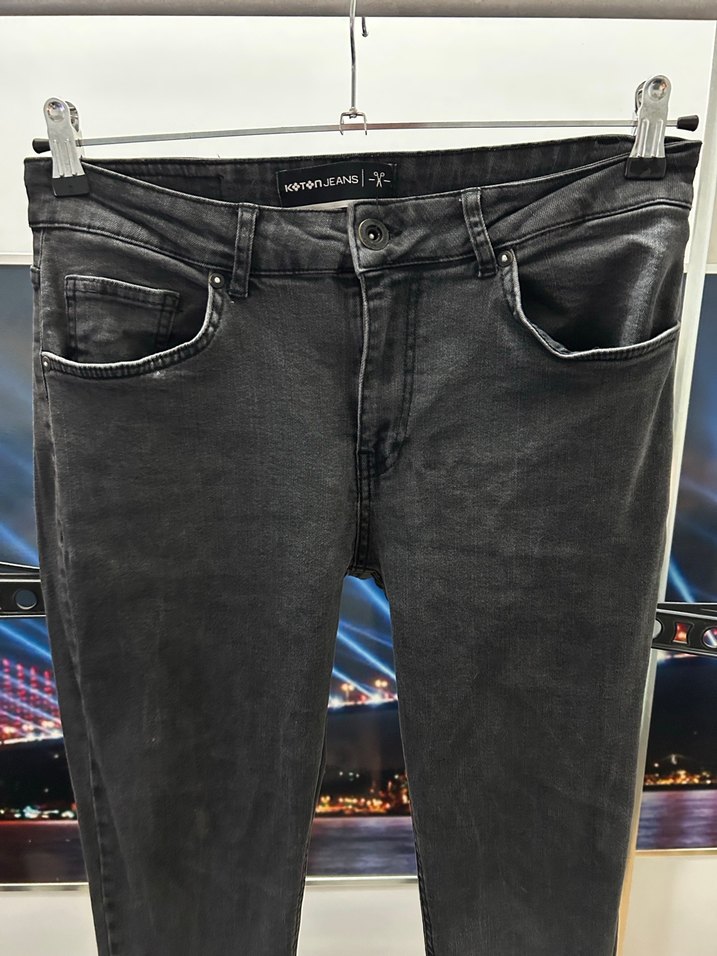 Koton Siyah Erkek Jean - Görsel 2
