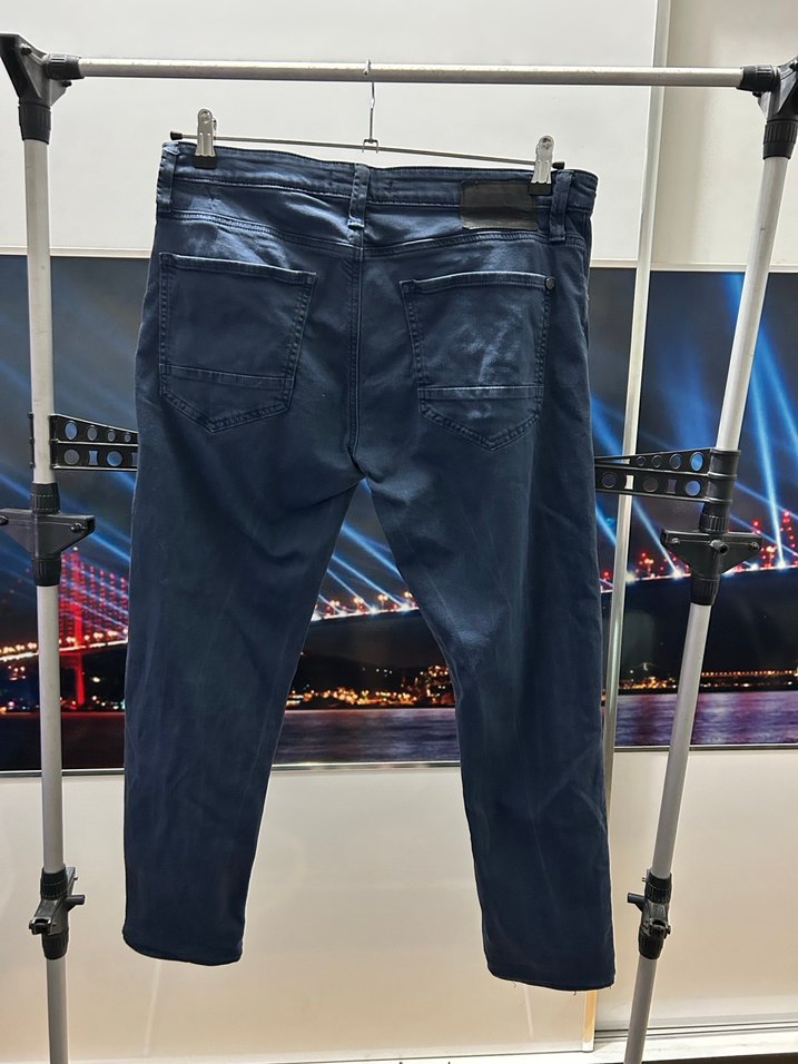 Mavi Jeans Düğmeli Mavi Erkek Denim Pantolon - Görsel 4