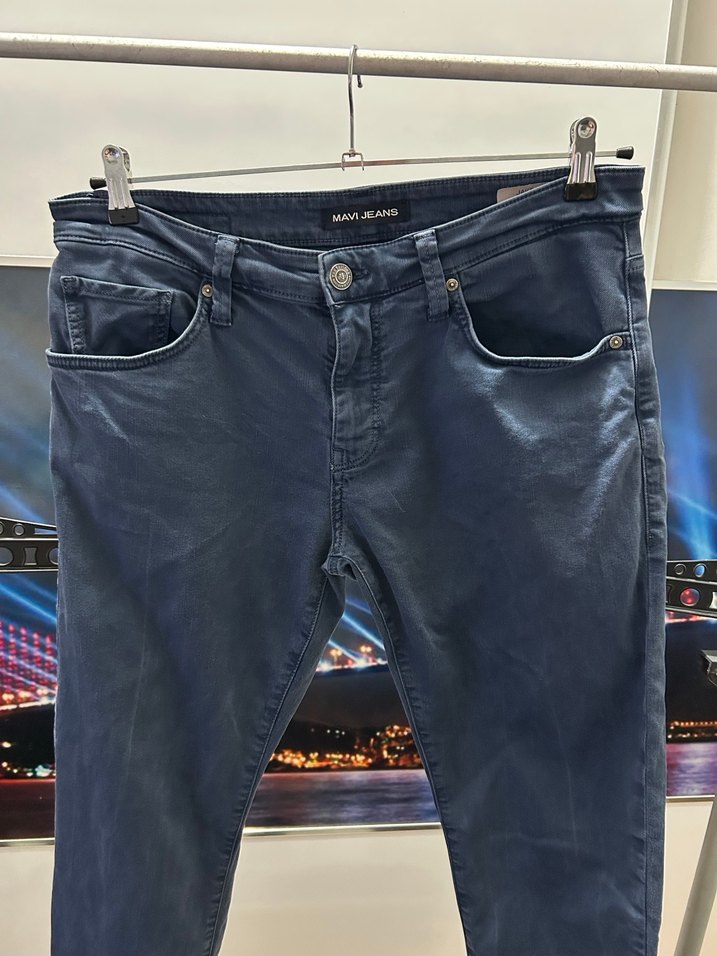 Mavi Jeans Düğmeli Mavi Erkek Denim Pantolon - Görsel 2