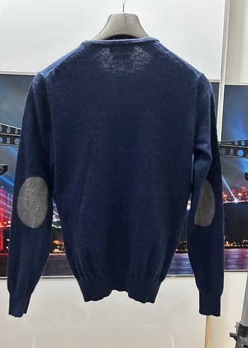 Mango Lacivert Erkek Triko Bisiklet Yaka Kazak - Görsel 3