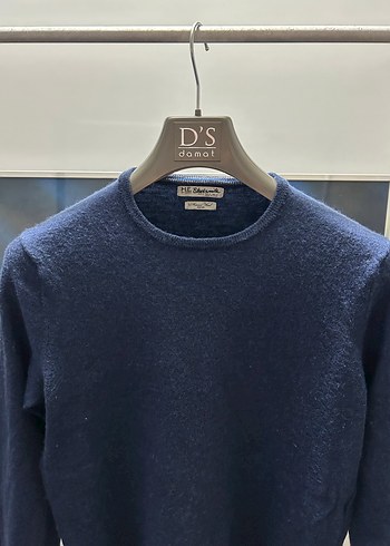 Mango Lacivert Erkek Triko Bisiklet Yaka Kazak - Görsel 2