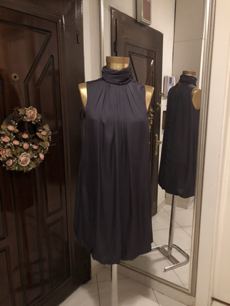 Zara Zara basic marka saten elbise