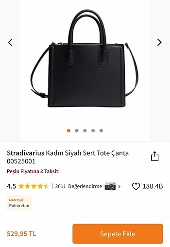 Stradivarius Tote Çanta