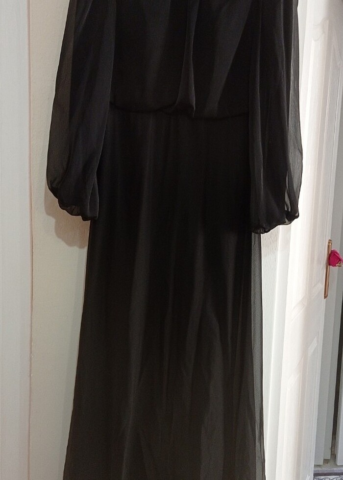 Sade şık abiye  - Görsel 3