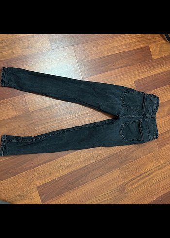 Kadın Siyah Kot Pantolon Zara - Görsel 5