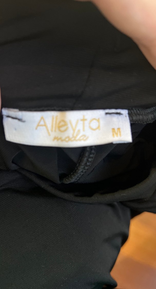 Siyah Midi Şortlu Mini Etek M beden - Görsel 3