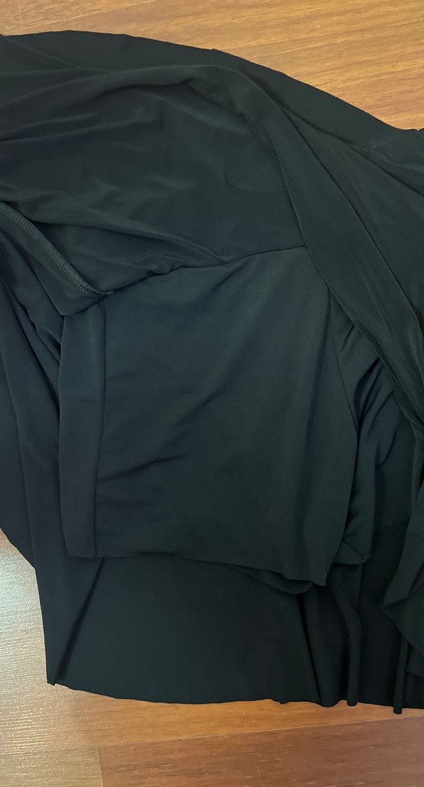 Siyah Midi Şortlu Mini Etek M beden - Görsel 2