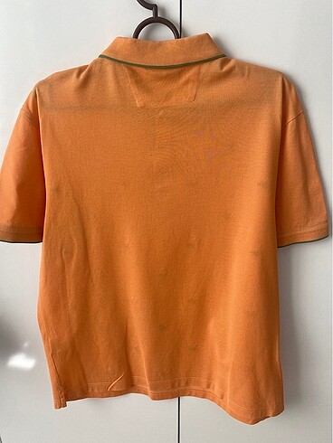 l Beden turuncu Renk Erkek polo yaka tişört