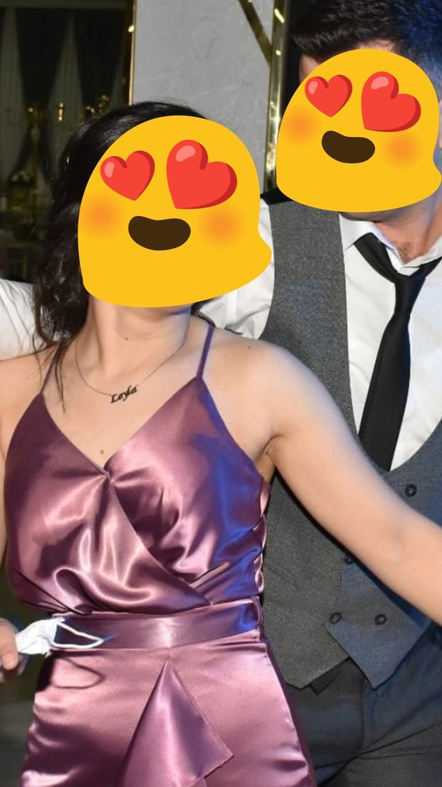 Mor Uzun Drapeli Strappy Abiye Elbise - Görsel 3