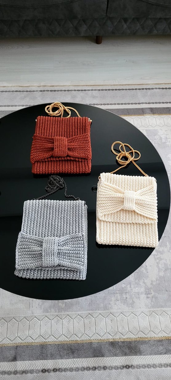 Örgü Kadın Çanta - Görsel 2