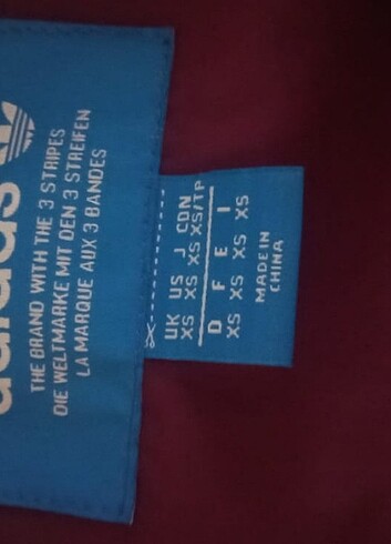 xs Beden kırmızı Renk Erkek Orjinal adidas yelek