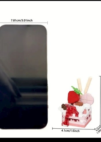 pasta Lego Pasta Seti Lego blok Kutulu Bricks pasta tatlı lego - Görsel 6