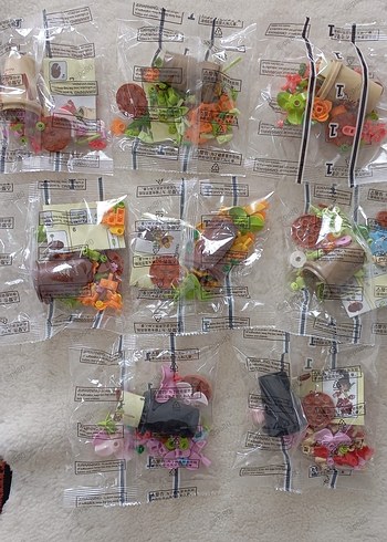 saksılı çiçek Lego Çiçek Seti Lego blok Bricks Kutusuz - Görsel 9