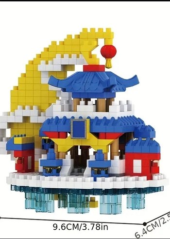 Ay Sarayi Lego Mini Yapı Seti ay Sarayı Lego blok kUTULU Bricks - Görsel 3