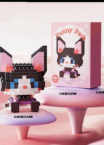 Funny Park Lego Mini Figür blok Sevimli Hayvan Lego Bricks KUTUL - Görsel 3