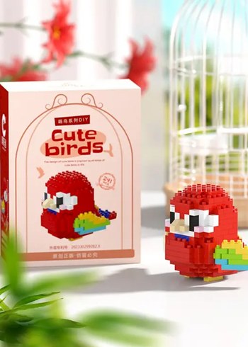 Kanatları açılan Kuş Lego Cute Birds Lego blok kuş Bricks KUTU - Görsel 7