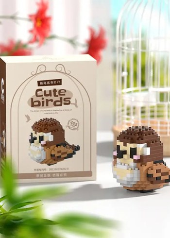 Kanatları açılan Kuş Lego Cute Birds Lego blok kuş Bricks KUTU - Görsel 5