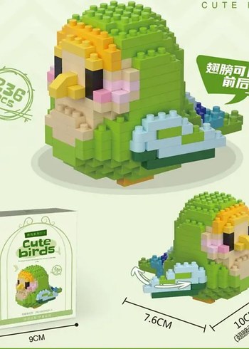Kanatları açılan Kuş Lego Cute Birds Lego blok kuş Bricks KUTU - Görsel 2