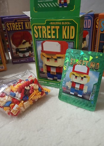 KUTULU Street Kid Lego karete LEGO blok Bricks Street kid - Görsel 2