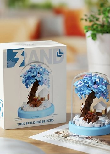 Fanuslu 4 Mevsim Ağacı lego Bricks Sakura Mevsim Ağacı lego - Görsel 5