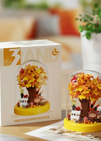 Fanuslu 4 Mevsim Ağacı lego Bricks Sakura Mevsim Ağacı lego - Görsel 6