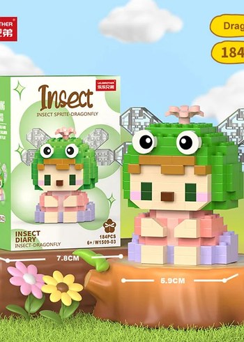 Böcek Lego Karakter Figürleri Lego Bricks haşere serisi Lego - Görsel 13