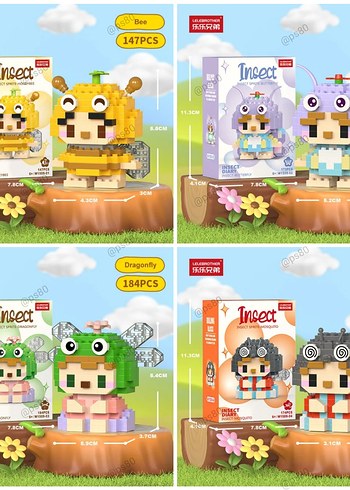 Böcek Lego Karakter Figürleri Lego Bricks haşere serisi Lego - Görsel 4