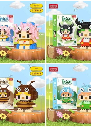 Böcek Lego Karakter Figürleri Lego Bricks haşere serisi Lego - Görsel 2