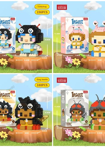 Böcek Lego Karakter Figürleri Lego Bricks haşere serisi Lego - Görsel 3