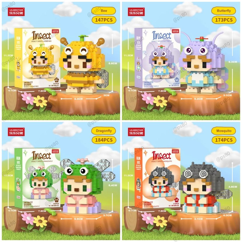 Böcek Lego Karakter Figürleri Lego Bricks haşere serisi Lego - Görsel 4