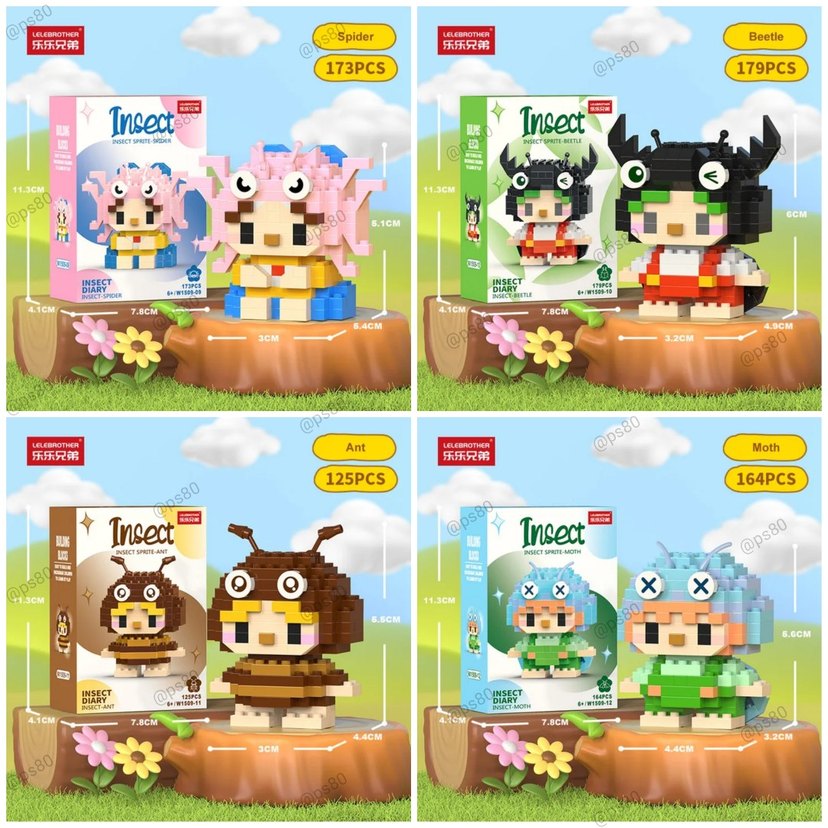 Böcek Lego Karakter Figürleri Lego Bricks haşere serisi Lego - Görsel 2