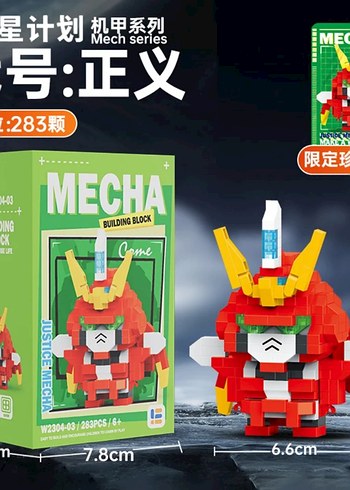 Robot Lego KUTULU SIFIR Mecha Blok Setleri Lego Bricks Blok - Görsel 15
