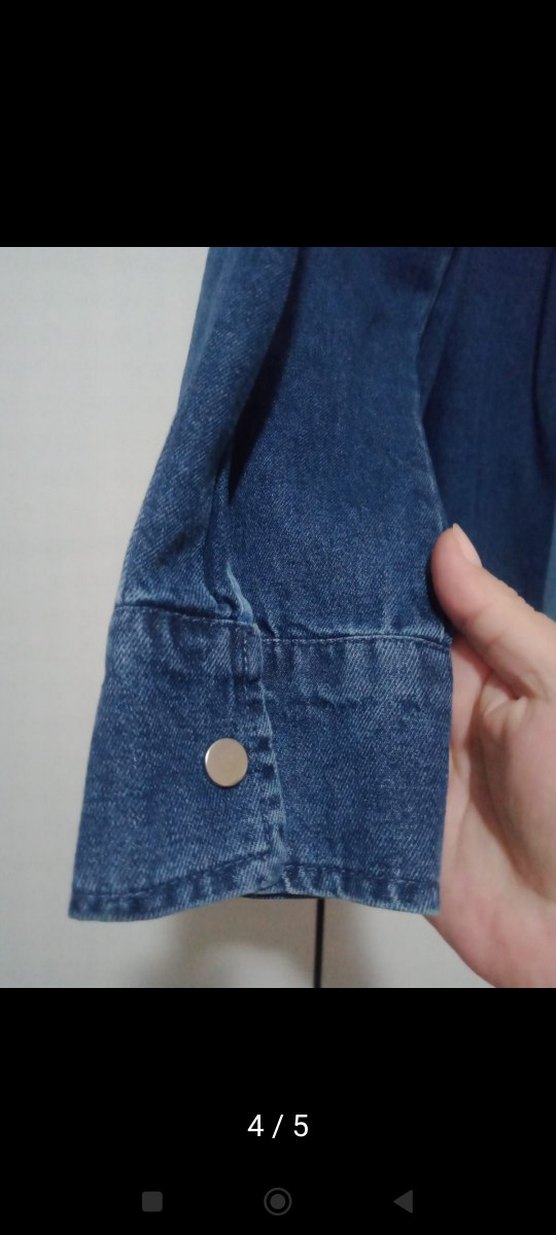 Twist#zara#ipekyol#mango#Nakışlı Kadın Kot Ceket - Görsel 4