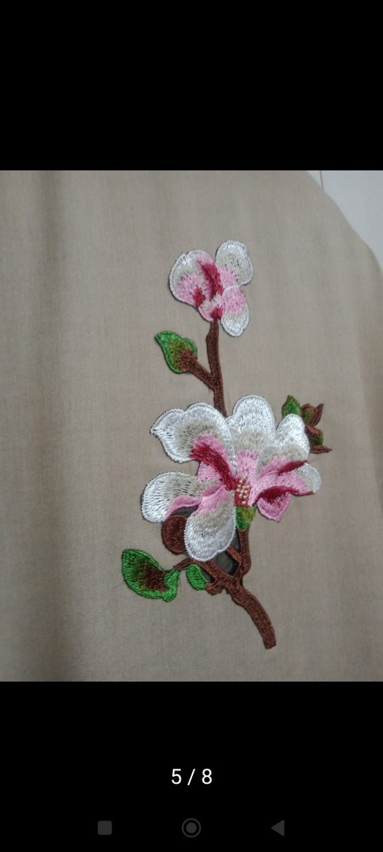 Twist#zara#ipekyol#Düğmeli Bej Uzun Kollu Kadın Gömlek - Görsel 5