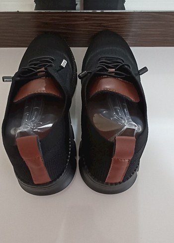 Siyah Bağcıklı Erkek Günlük Ayakkabı - Görsel 5