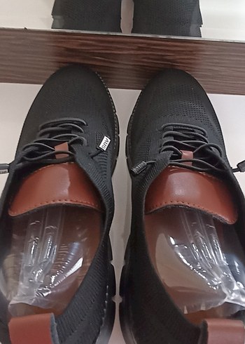 Siyah Bağcıklı Erkek Günlük Ayakkabı - Görsel 6