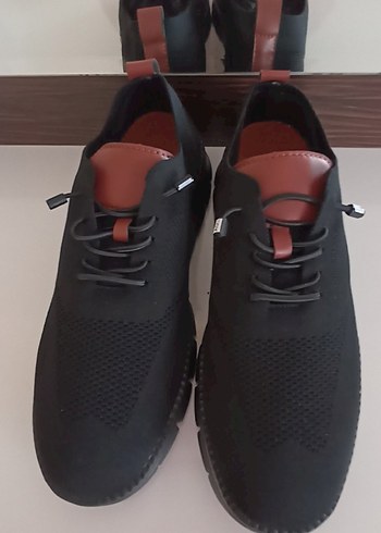 Siyah Bağcıklı Erkek Günlük Ayakkabı - Görsel 4