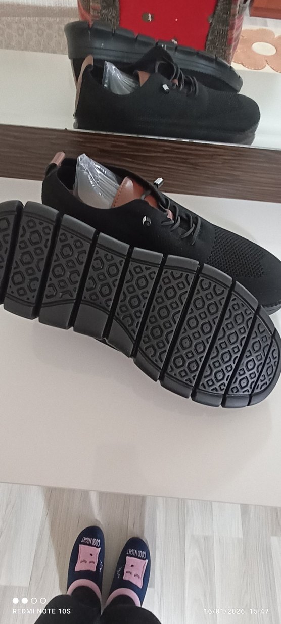 Siyah Bağcıklı Erkek Günlük Ayakkabı - Görsel 2