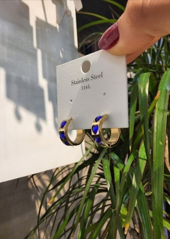 Çelik halka küpe - Görsel 2