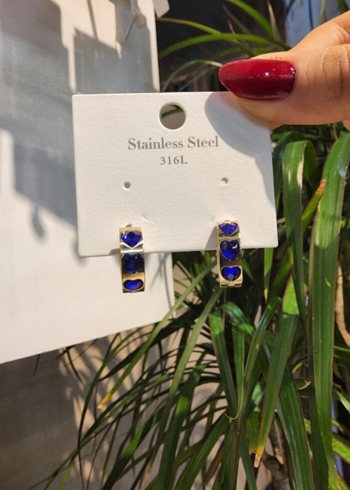 Çelik halka küpe - Görsel 3