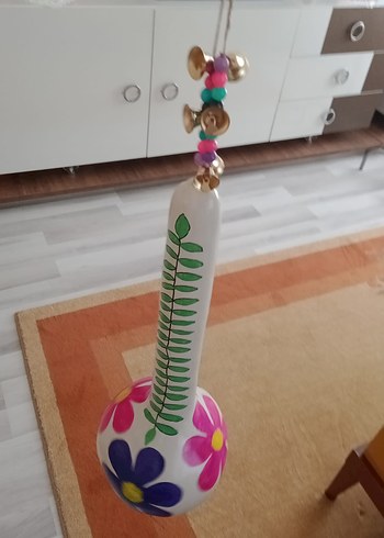  Beden Renkli El Boyaması Dekoratif Kabak Süs