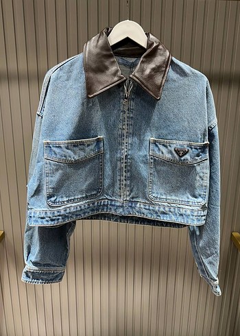Prada Acik Mavi Denim Ceket