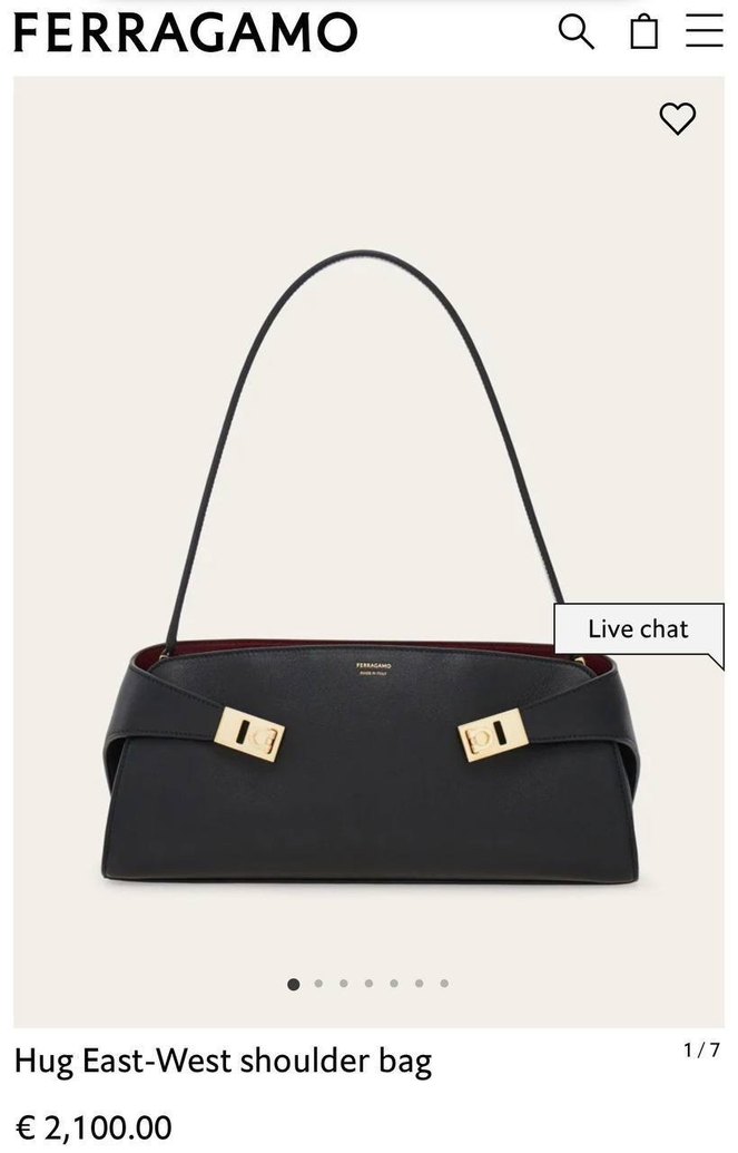 Salvatore Ferragamo Haki Deri El Çantası — görsel 15/16
