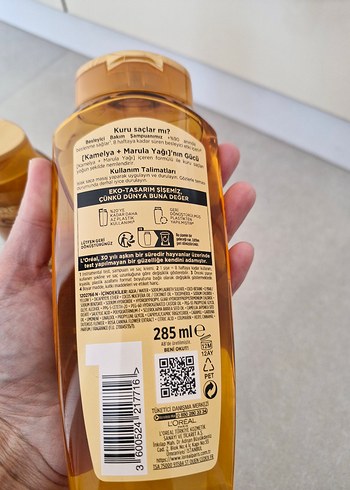 L'Oréal Elseve Mucizevi Yağ Besleyici Şampuan - Görsel 2