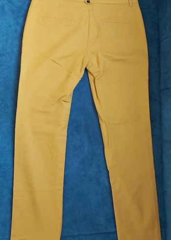 Sarı Midi Kumaş Pantolon - Görsel 2